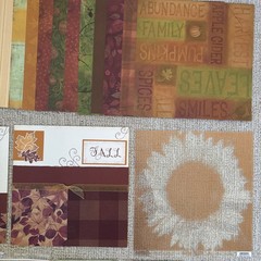 AUTUMN Themed Embellishments Kit