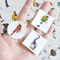 45PCS Cute Bird Stickers – Kawaii Craft Scrapbooking Planner Diary Stickers
