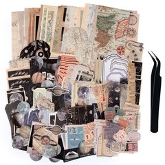 TIYPKE 200pcs Aesthetic Stickers – Vintage Scrapbook for Assorted