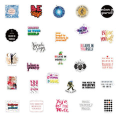 Inspirational Sticker Quotes Motivational Scarpbook Decal Vinyl Stickers 50pcs