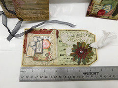 Junk Journal Ephemera Tag Set Handmade Journals Scrapbooking Diary Vtg Style D