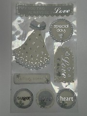 Jolee’s Sticko EK Success Scrapbooking Embellishments Lot Military Wedding.