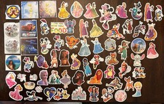 Lot of 66 Disney Themed Scrapbook Stickers ￼