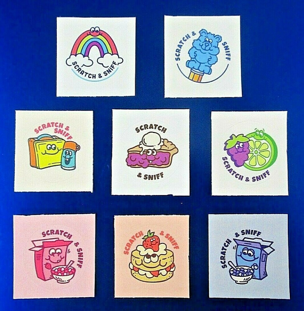 Everything Smells Retro 80’s Fruit & Food Scratch & Sniff Sticker You Choose