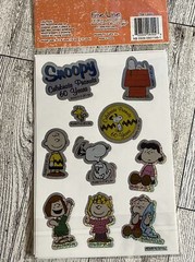 2009 Snoopy 5 Packs Of Stickers To Celebrate PEANUTS 60 YEARS 2 Sheets Each