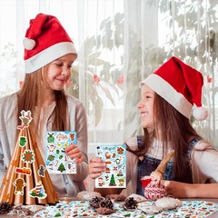 Christmas Stickers, Christmas Crafts Stickers for Kids, 432 PCS Self-Adhesive