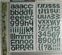 CINNAMON Glossy Foil ROBIN’S EGG BLUE Chipboard 24-40mm High & 6-35mm Wide L2RM