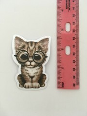 50 Pcs Cat Stickers Kitty Animal Cute Sticker Kids Boys Girls