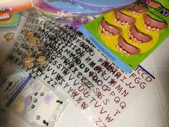 Mixed Craft & Novelty Lot – Foamies Tubs, Photo Frames, Foul Teeth, Stickers