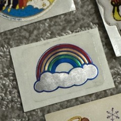VTG 1980s Sticker Lot Fuzzy Puffy Hologram Halloween BW3 Lisa Frank Heathcliff +
