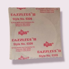 1 VINTAGE 80’S RUSS DAZZLERS II Purple Hearts w/ Mini Hearts STICKER
