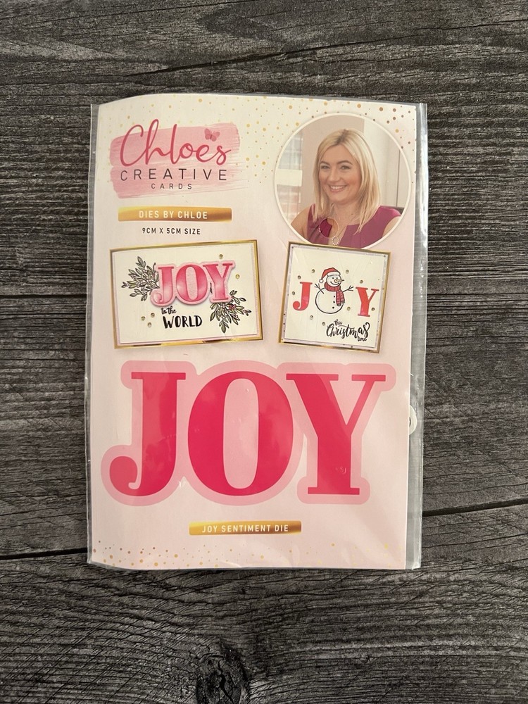 JOY Die Cut For Christmas Card making