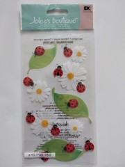Jolee’s Boutique Dimensional Stickers = Vellum Ladybugs 50-50191
