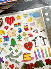 1 Mrs Grossmans Large Sheet Stickers Magic Collection pets flowers gifts cookies