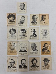 Vintage Adult Novelty Gag Sticker Stamp Seal Lot 17 Different 1960s 1970s Humor
