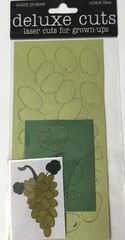 GRAPES Laser Die-Cuts(12pc)Deluxe Cuts Vineyard•Wine•Fruit•Raisin•Stem Scrapbook