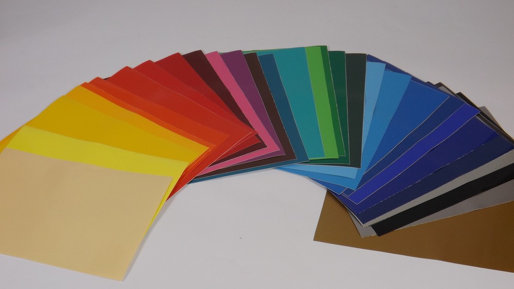 100 x A4 Sheets Of Self Adhesive Vinyl Any Colour Sign Making Vinyl Craft Robo