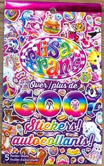 Lisa Frank Sticker Book 5 Sticker Sheets 600 Stickers Bendon New Booklet