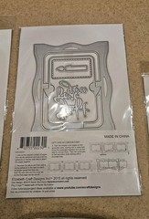 LOT 6 ELIZABETH CRAFT DESIGNS UCHI’S CRAFTY CUTT CARD TAG FRAME DIE SCRAPBOOKING