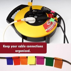 Colored Coding Labels Rectangular 1.375 inch by 0.5 Inch – Assorted Colors