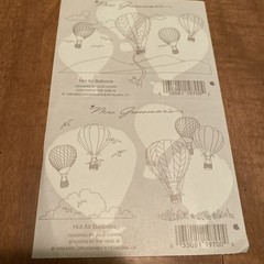 Mrs. Grossman’s Vintage 1999 Stickers HOT AIR Balloons