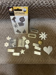 New Large Vintage Sticker Lot Collection Paper House Etc. Charm & Button Extras!