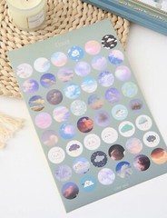 Cute cloud stickers 3sheets 144 Stickers