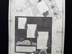 Vintage Stamping Station Clear Sticker Sheet Travel.State of California (2000)