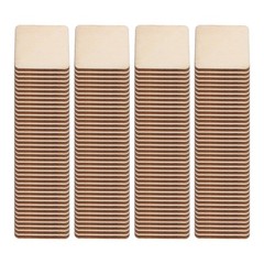 200 Pcs Square Blank Wood Pieces Unfinished Wood Slices Crafts 25 mm