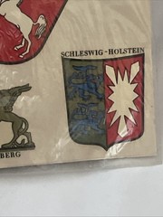 Stickers Sheet Coats Of Arms Of Various German States And Cities Sealed