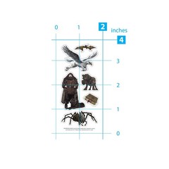 Paper House Productions Harry 3 Half-Sheet Sticker Pack, Hagrid’s Creatures