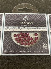 3 Jolee’s Jewels Crystallized Swarovski Elements, Fucshia New in Box!