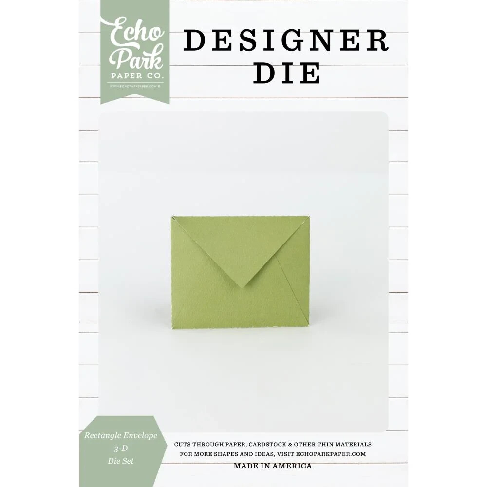 ECHO PARK Designer Die Set Steel Dies – RECTANGLE ENVELOPE 3 D