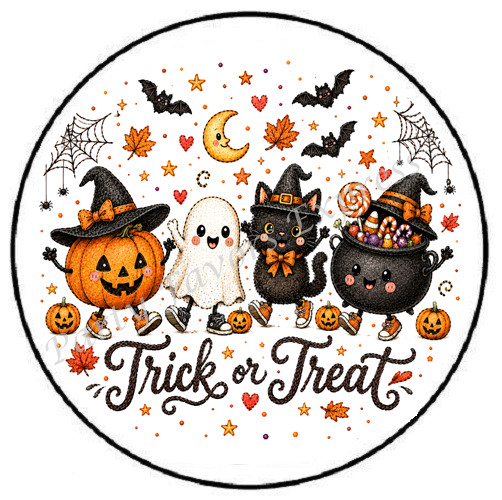 TRICK OR TREAT HALLOWEEN ENVELOPE SEALS LABELS STICKERS PARTY FAVORS