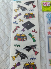 2 Brand New Packages Graduation Scrapbook Stickers, Frances Meyer, Dimensions
