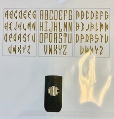 Glitter Monogram Alphabet ABC Letter Stickers Planner Teacher Supply Scrapbook