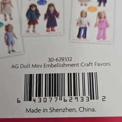 American Girl Mini Sticker Pads Party Favors, Multicolor 4 Packs 140 Pieces