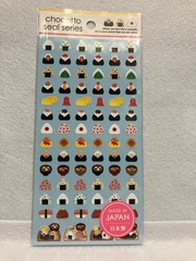 Kawaii Japanese Food Stickers Sushi Onigiri Ramen Cute Sticker Set 6 Japan
