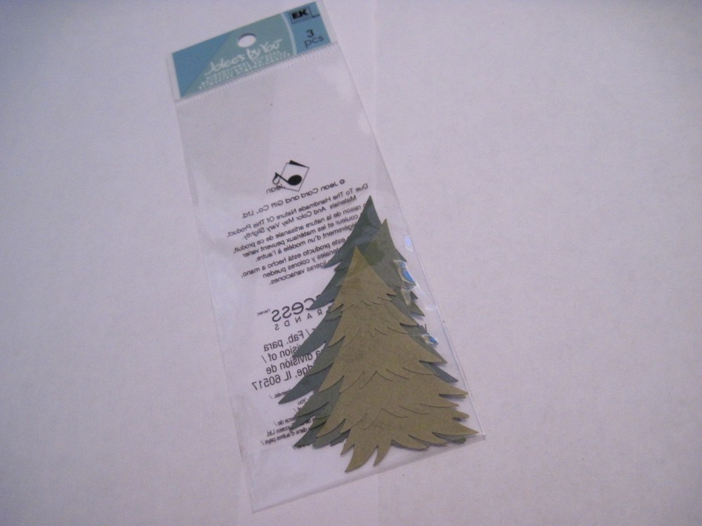 Scrapbooking Crafts Embellishments Jolee’s By You Nature Pine Trees Small