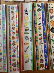 **RARE** SCRAPBOOK BORDER LOT Sandylion Stickers – 1990s, Vtg
