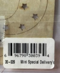 MINI SPECIAL DELIVERY’S Laser Die-Cut(4pc)Deluxe Cut•Moon•Newborn •Boy•Baby•Star