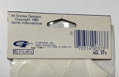 Vintage 1983 Soft ‘n Puffy Glitter Stickers 5 of 7 Series 2 Gordy International