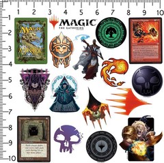 MAGIC THE GATHERING VARIETY DIE CUT VINYL 50 CT STICKER PACK