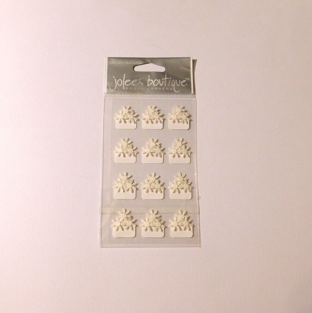 Jolee’s Boutique Brand New Package ~Flower Clusters~ Photo Corners Stickers