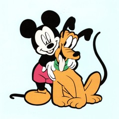 Mickey Mouse Die Cuts – Printed Mickey Mouse with Pluto, Multi-sizes available