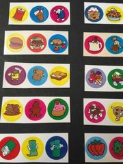 LOT of 36 Vintage 90’s CTP Scratch and Sniff Stickers STRONG SCENT 80’s Trend