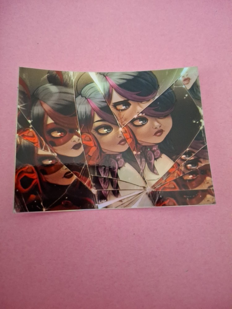 Holographic Sticker 3X3 Inch Shadybug Marinette Miraculous Ladybug & Cat Noir