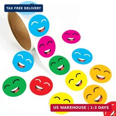 Sticker Roll 5 Rolls of Back to School Sticker Party Supplies Stickers for Kids