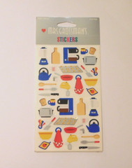 Mrs. Grossman’s Sticker Lot of 3 Sheets New Package ~Cooking Equipment Kitchen~