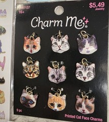 Cat Lover Gift Kittens HUGE NEW LOT Stickers Keychain Patches Notebook Charms